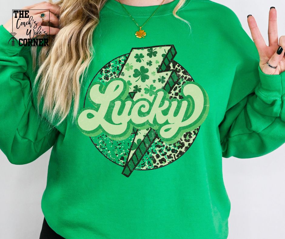 Lucky Lightning Bolt Leopard