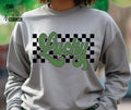 Lucky Black Checkered