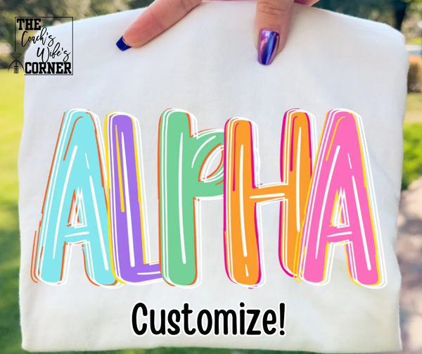 Customize Alpha