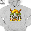 Softball Dad Flag Camo