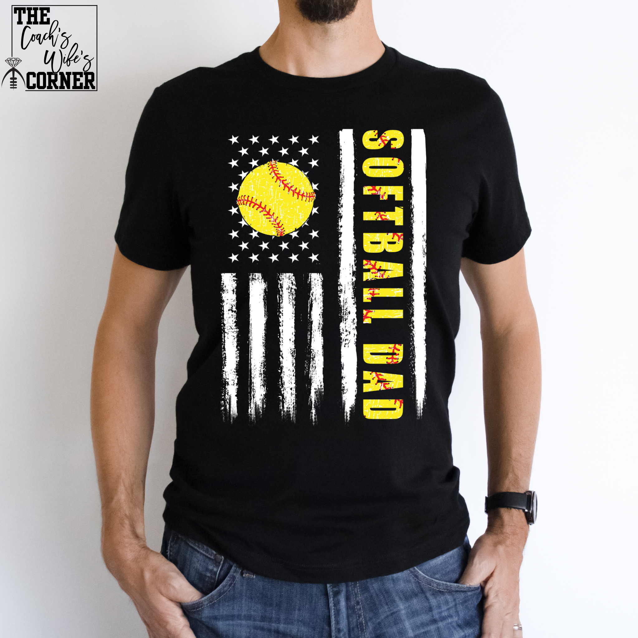 Softball Dad Flag