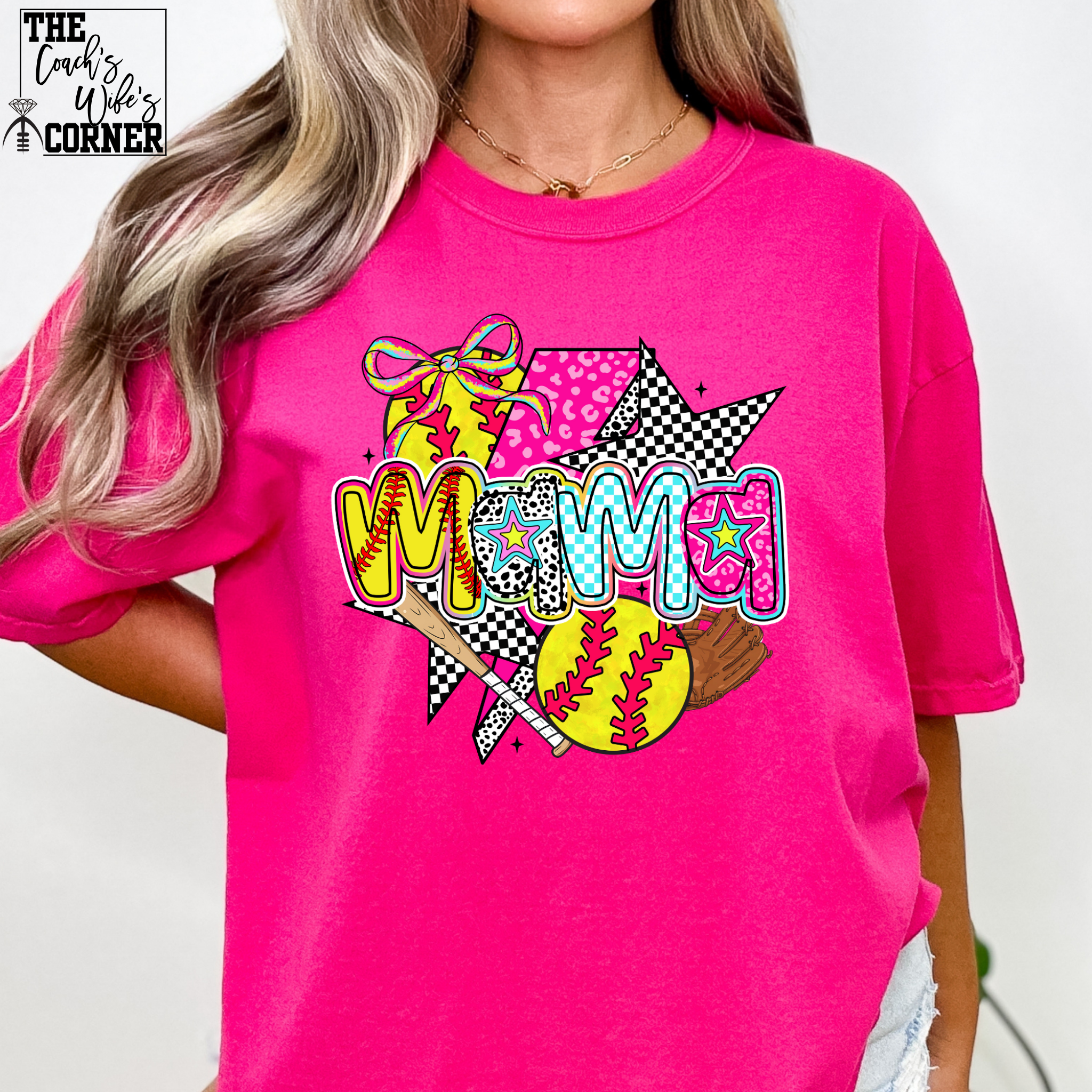 Mama Softball Bright