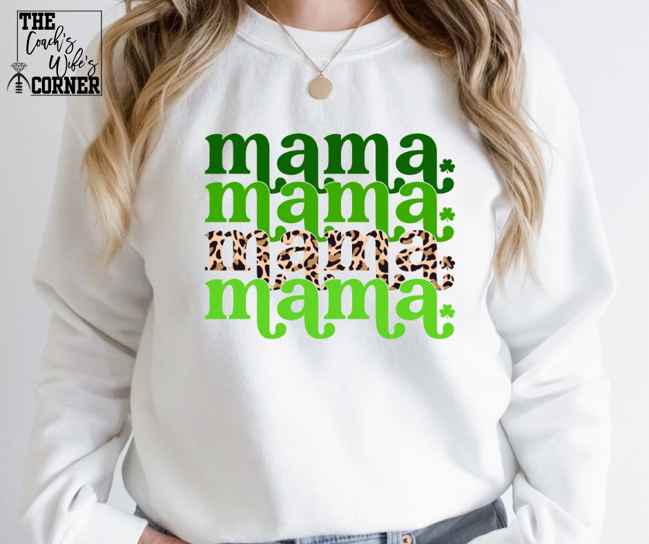 Lucky Mama Green & Leopard