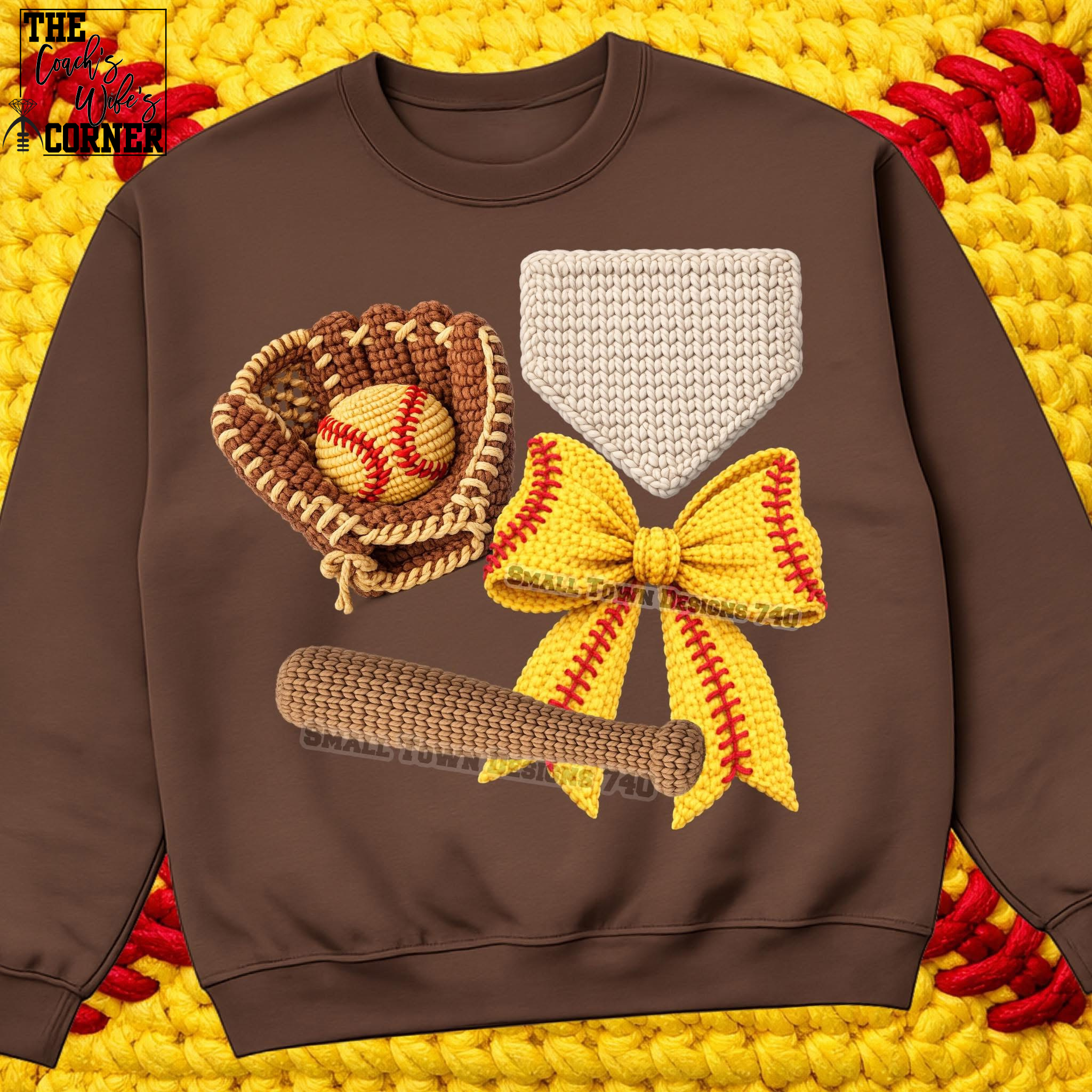 Crochet Faux Softball