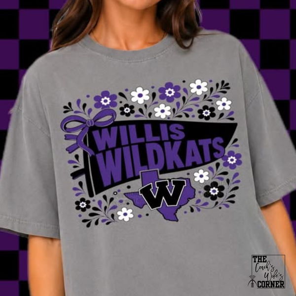 Willis Wildkats Pendant