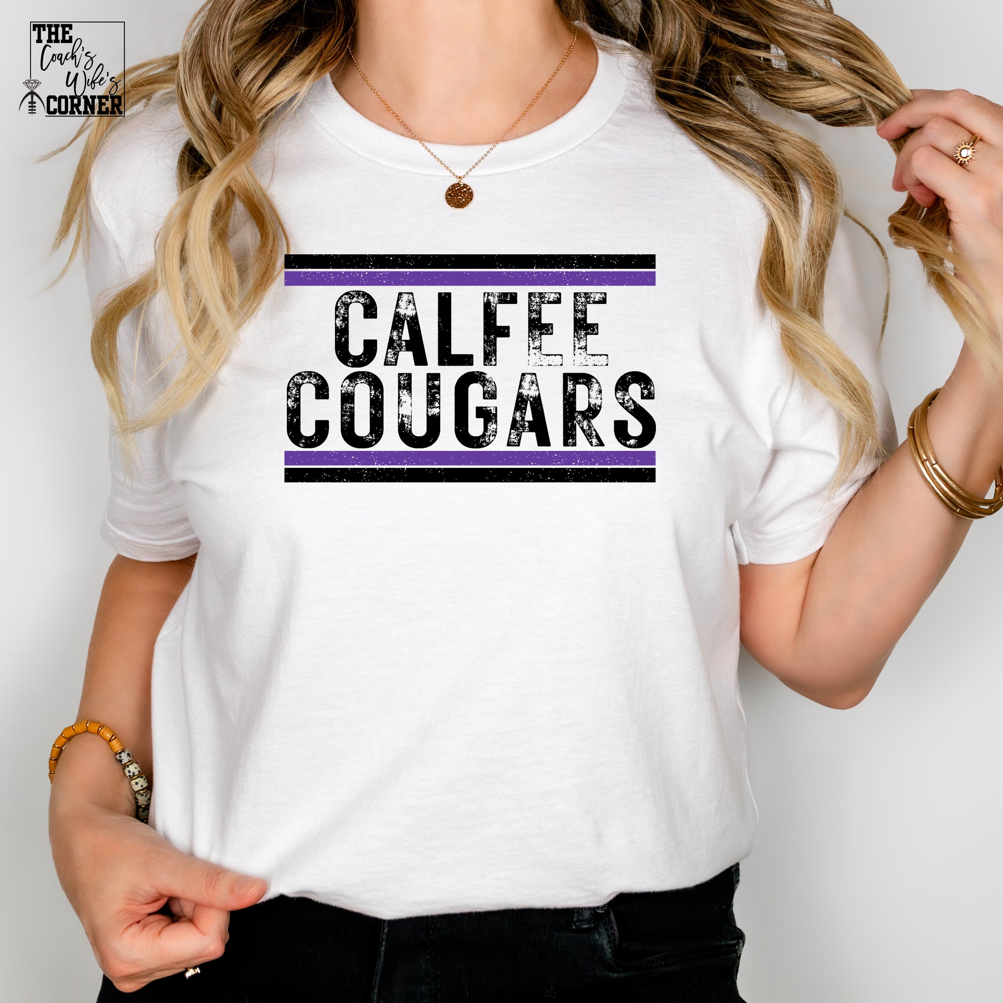 Calfee Cougars Distressed