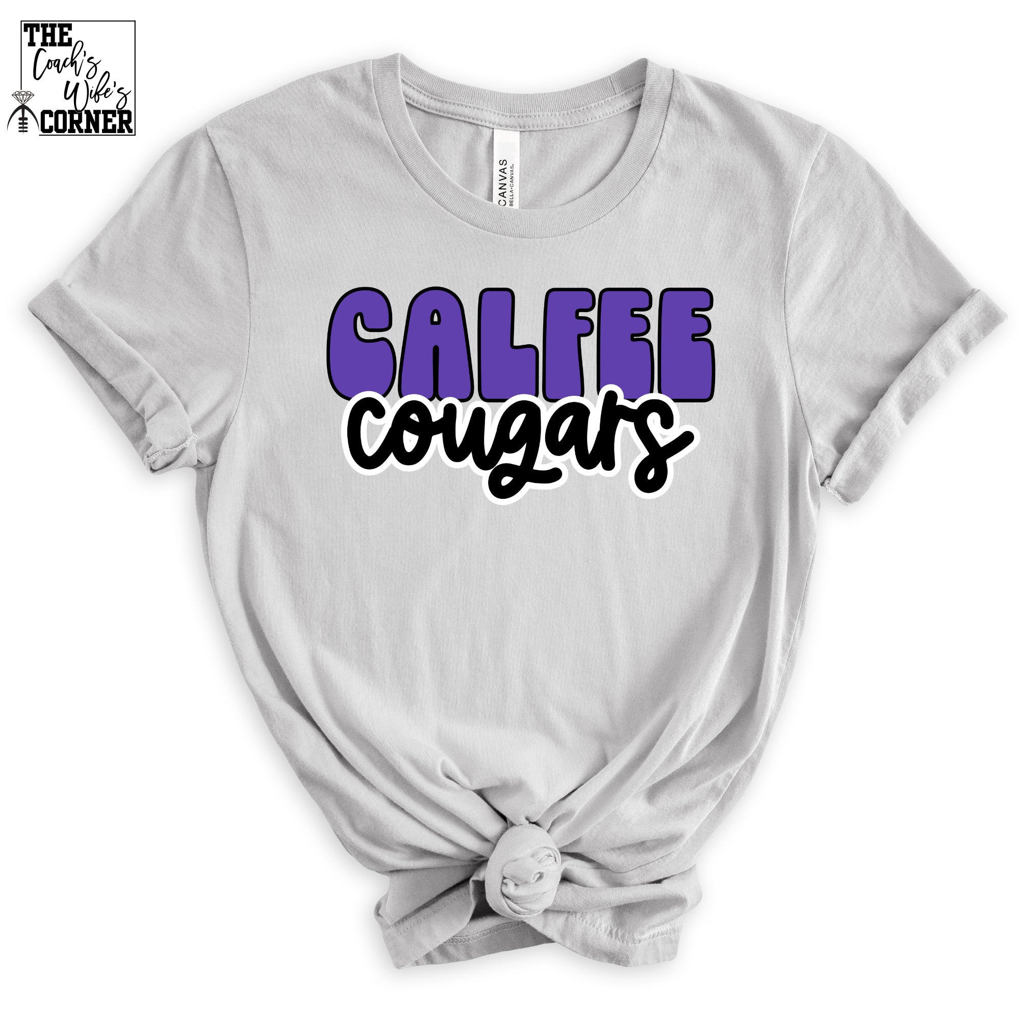Calfee Cougars Retro Letters