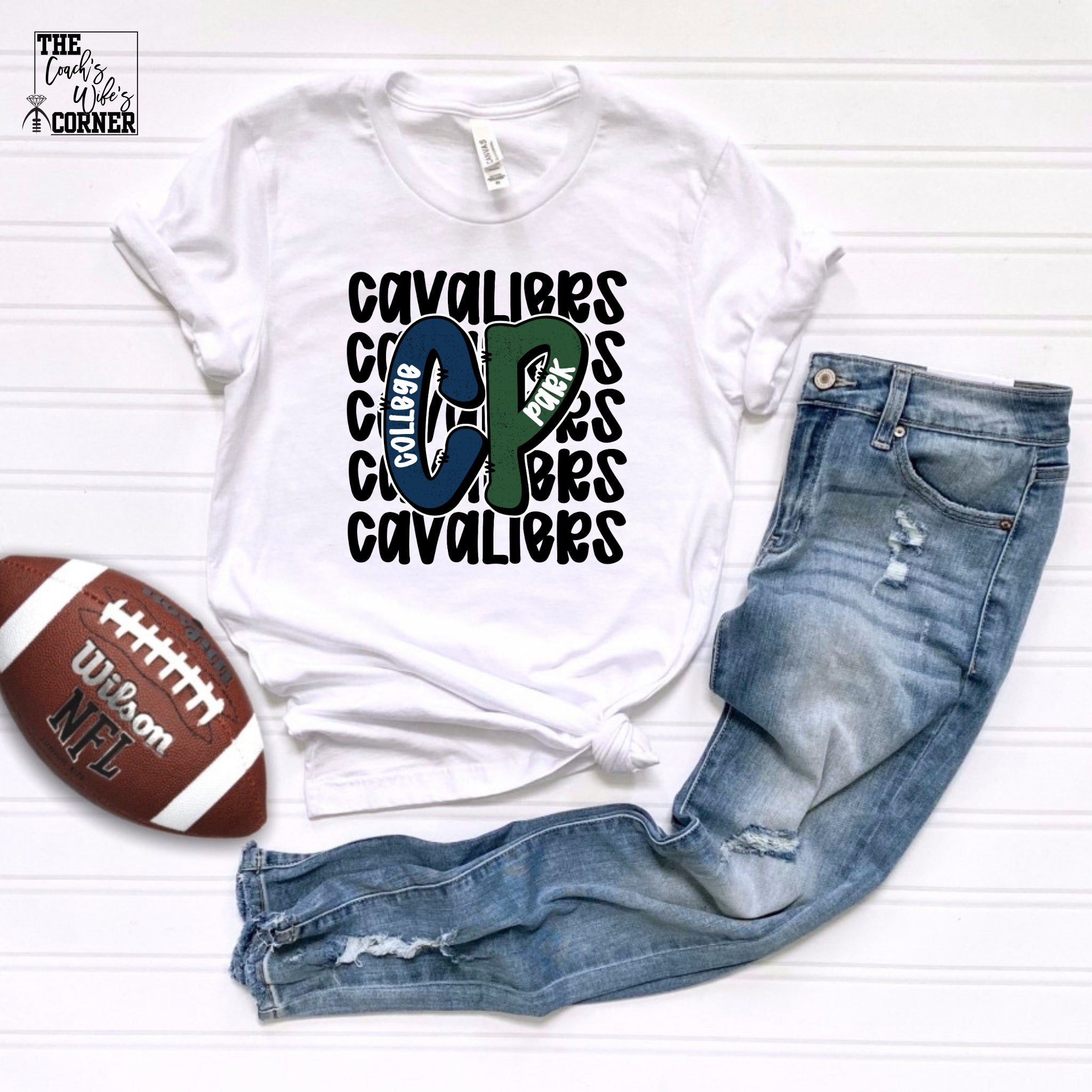 College Park CP Cavaliers Stacked