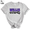 Willis Wildkats Retro Letters