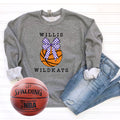 Willis Wildkats Basketball Bow