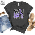 Willis Wildkats Black, Purple & White