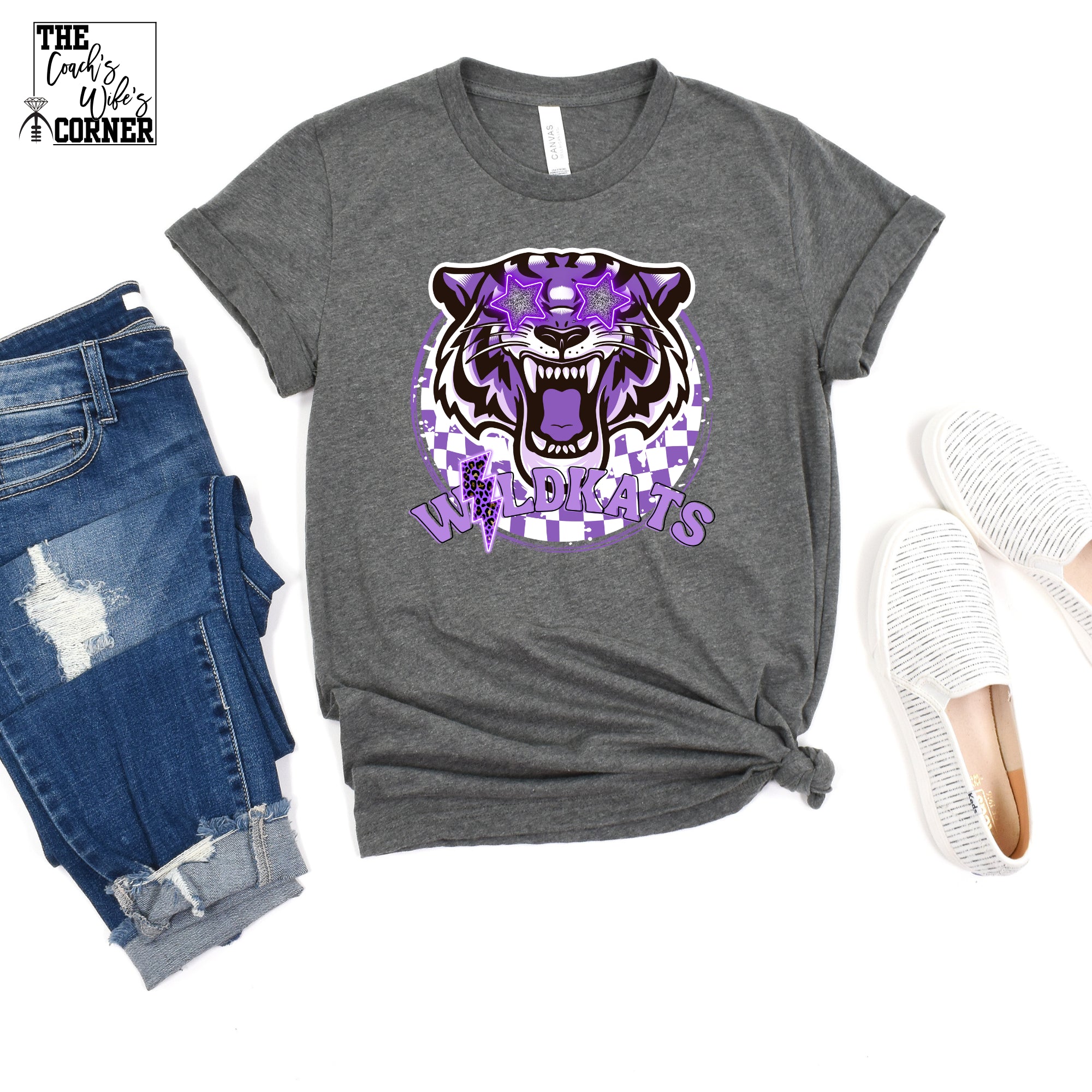 Willis Wildkats Mascot Circle
