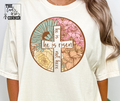 He is Risen, He Is Not Here Floral Cross