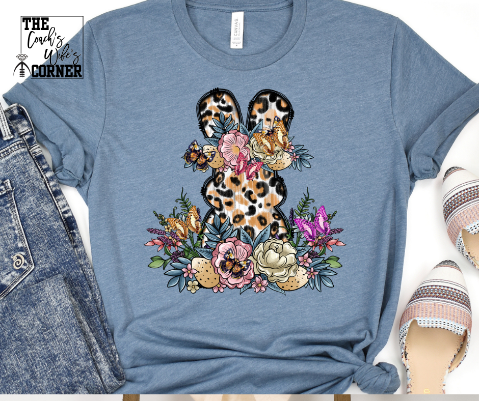 Leopard Bunny Peep, Floral