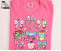 Checkered Teacher Easter Bunny Pastels