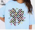 Checkered Large Bow, Peeps, Florals