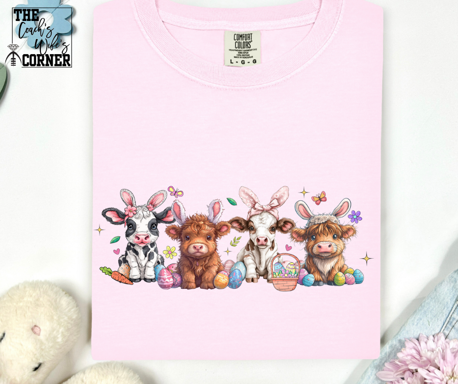Baby Cows Easter Egg Hunt
